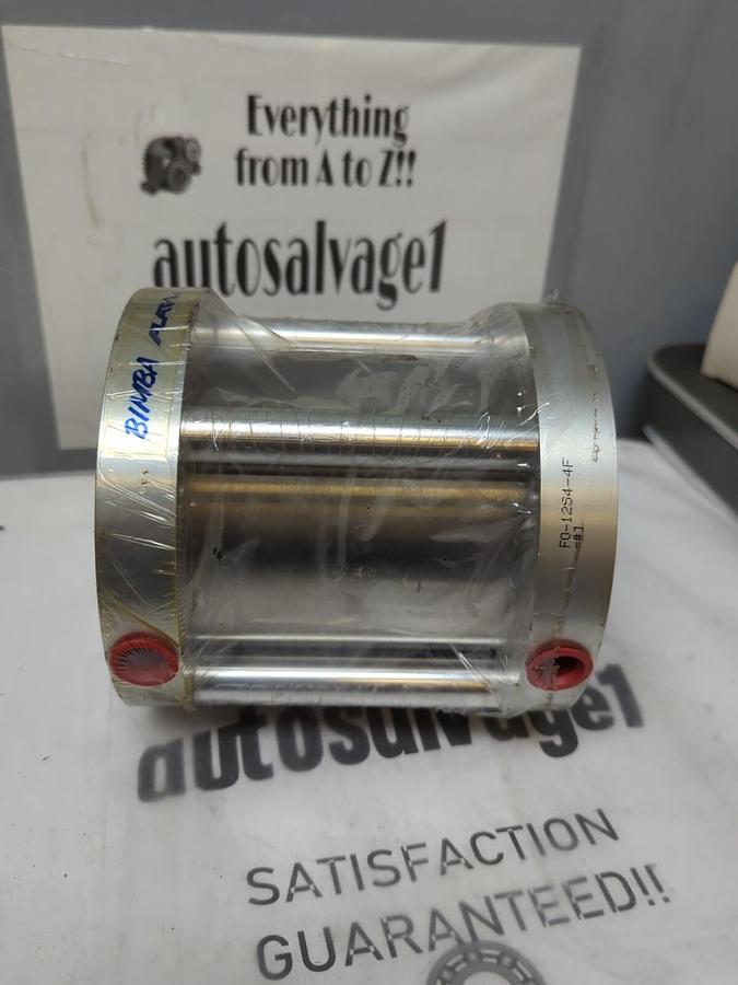 BIMBA,FLAT-1 F0-1254-4F,PANCAKE PNEUMATIC CYLINDER 4 INCH BORE 4 INCH STROKE