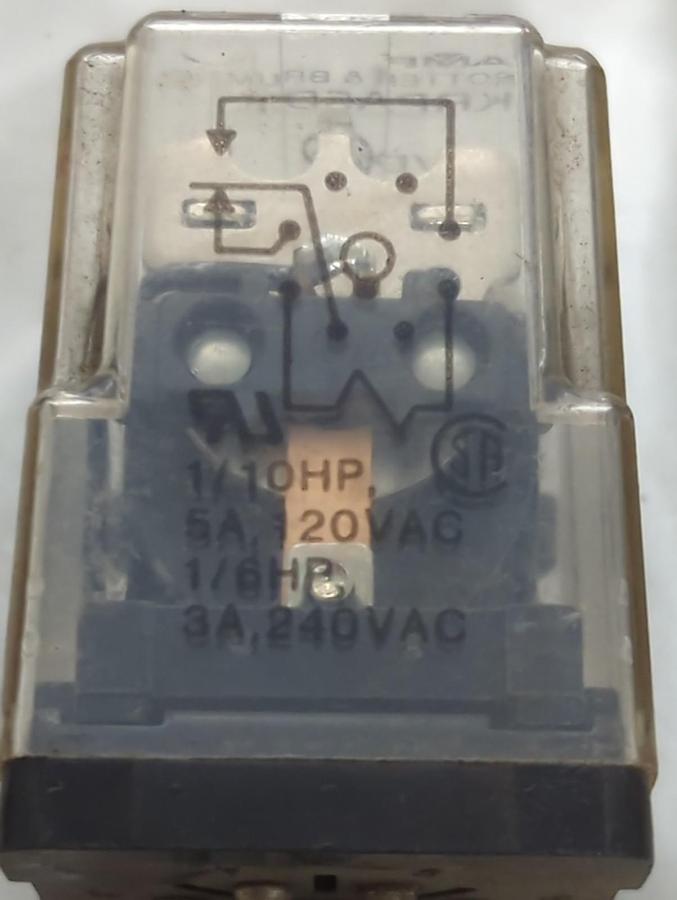 Used P&B,KRPA5DY,PLUG IN RELAY 8-PIN LOT OF 4 PRE-OWNED