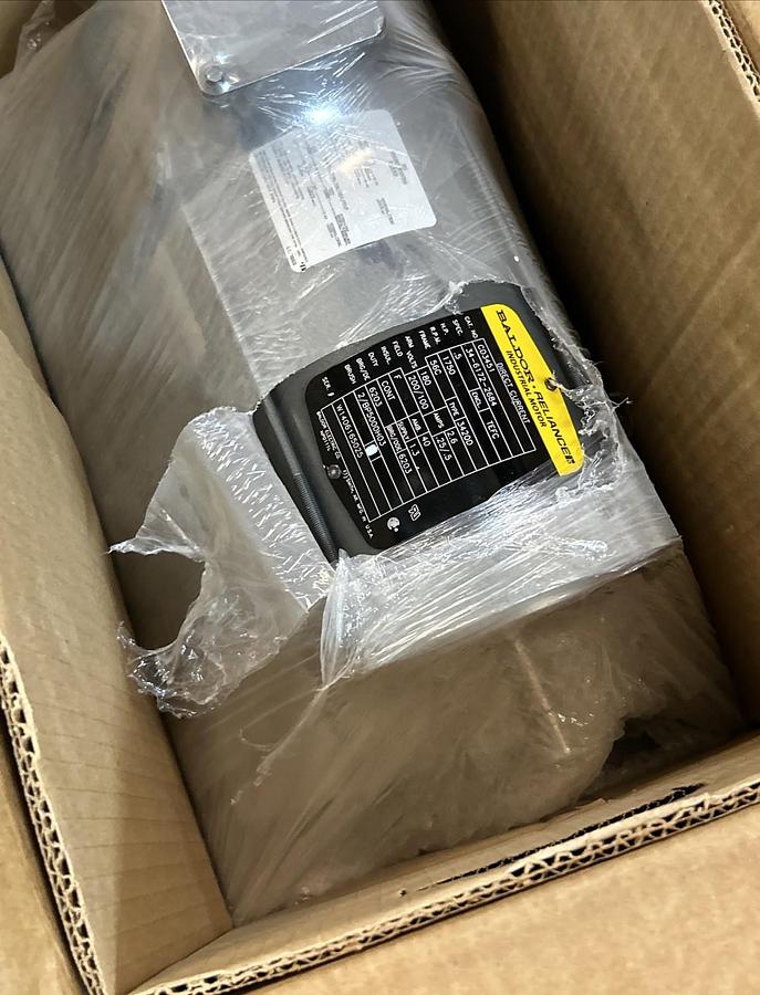 BALDOR,CD3451,DC MOTOR 1/2HP 1750RPM 180VDC 56C FRAME NOS