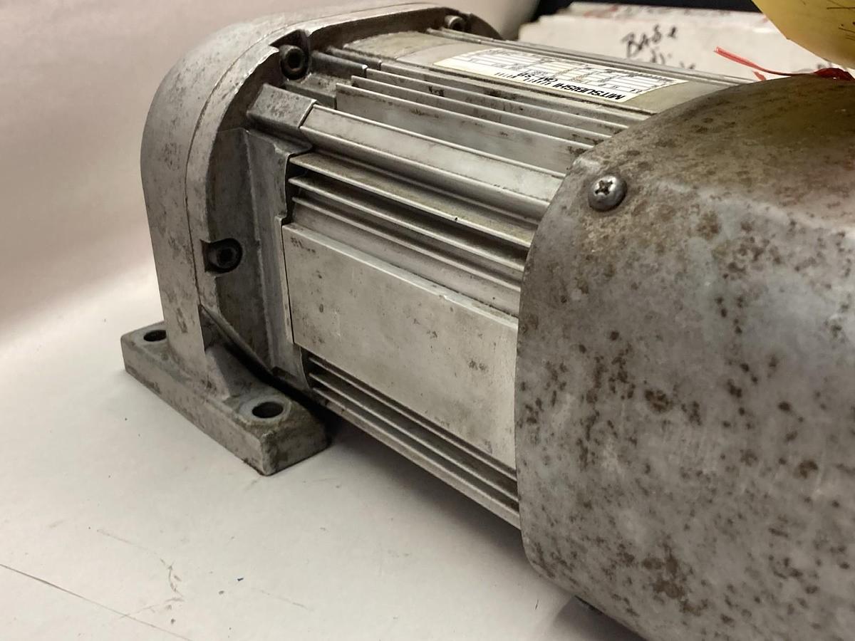 Used Mitsubishi,GM-SB,3-Phase Geared Motor Class E 0.4KW 4P Ratio 1:5