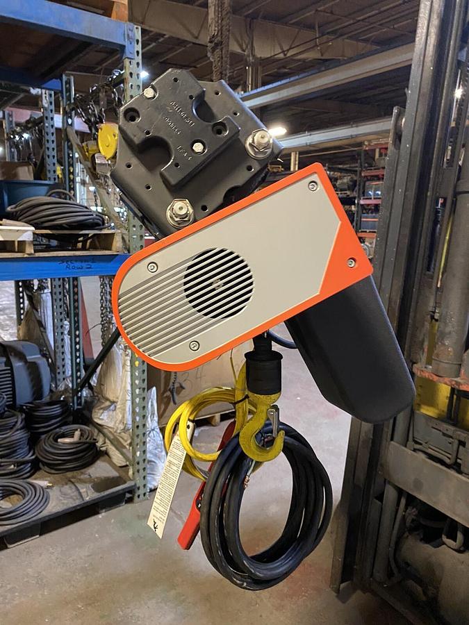 Used KONECRANES,CLX05041050, ELECTRIC 1/2 TON HOIST 460V 12FT CHAIN SPEED 16/FPM