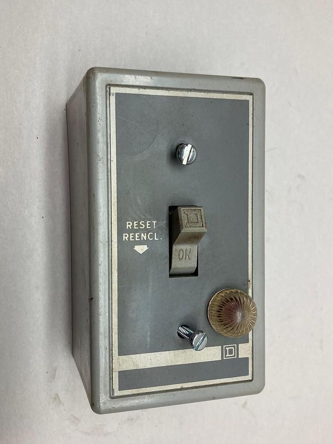 Used Square D,Class 2510 Type F,Overload Relay Switch