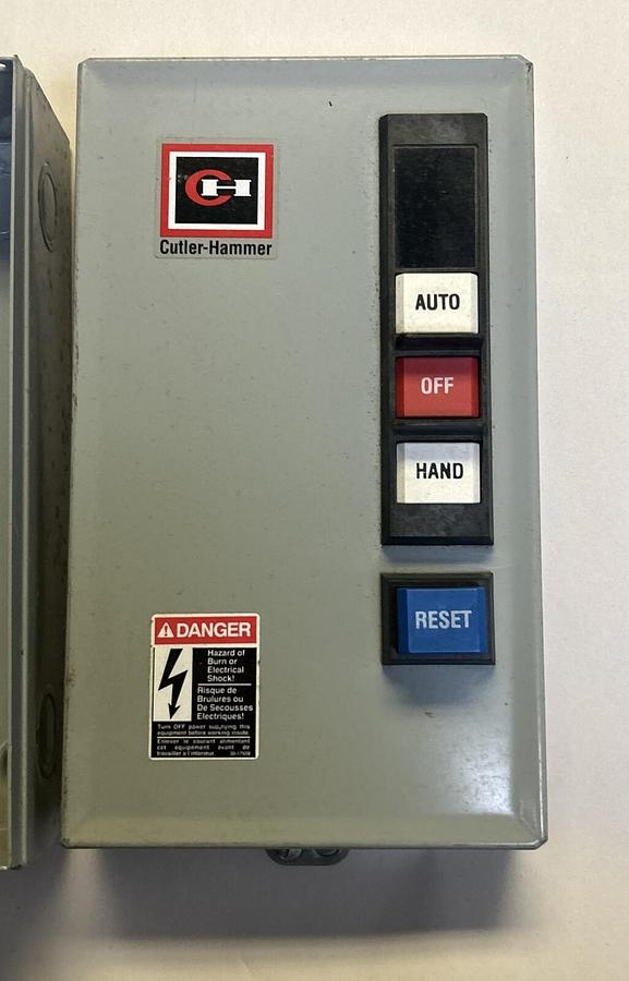 Used CUTLER-HAMMER,ECN05A1AHA,ENCLOSURE ONLY NOS