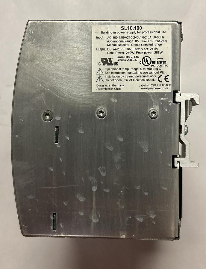 Used PULS,SL10.100,POWER SUPPLY 10A