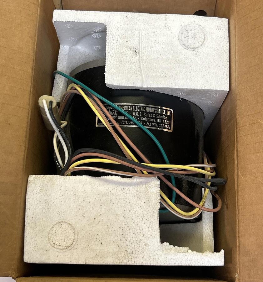 AO SMITH,FSE1056SV1,CONDENSER FAN MOTOR 1/2HP 208-230V 1075RPM 1PH 48Y FRAME