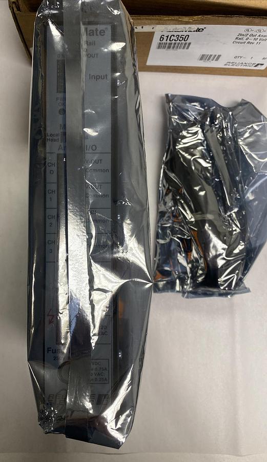 Reliance,61C350,Automate Analog Rail 0 To 10V IN/OUT NOS