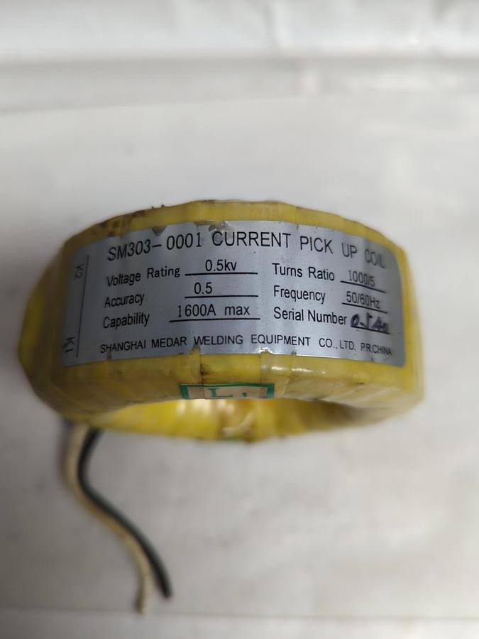 Used SHANGHAI,SM303-0001,CURRENT PICK UP COIL PRE-OWNED