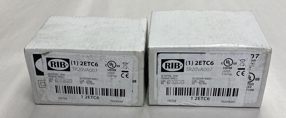 RIB,TR20VA007,TRANSFORMER LOT OF 2 NEW