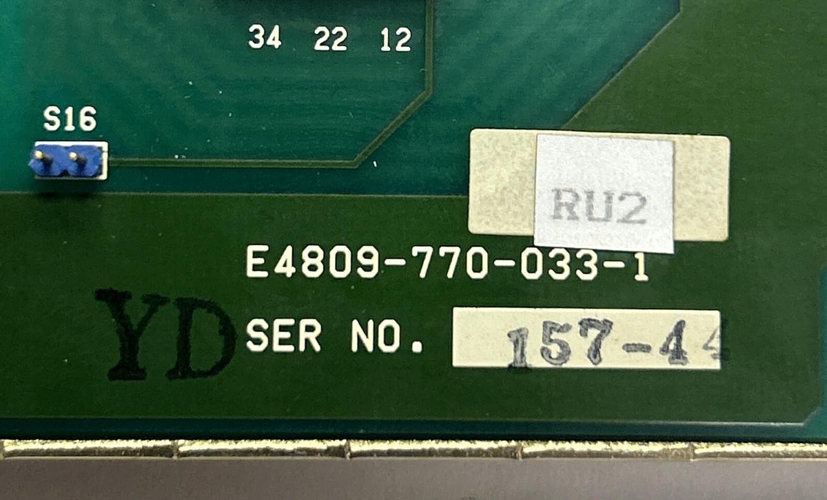 Used OKUMA,E4809-770-033-1,RELAY BOARD