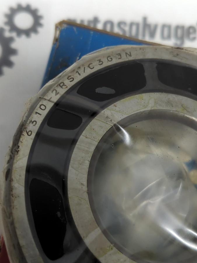 SKF,6310 2RSJEM,DEEP GROOVE BALL BEARING 50MM BORE NOS