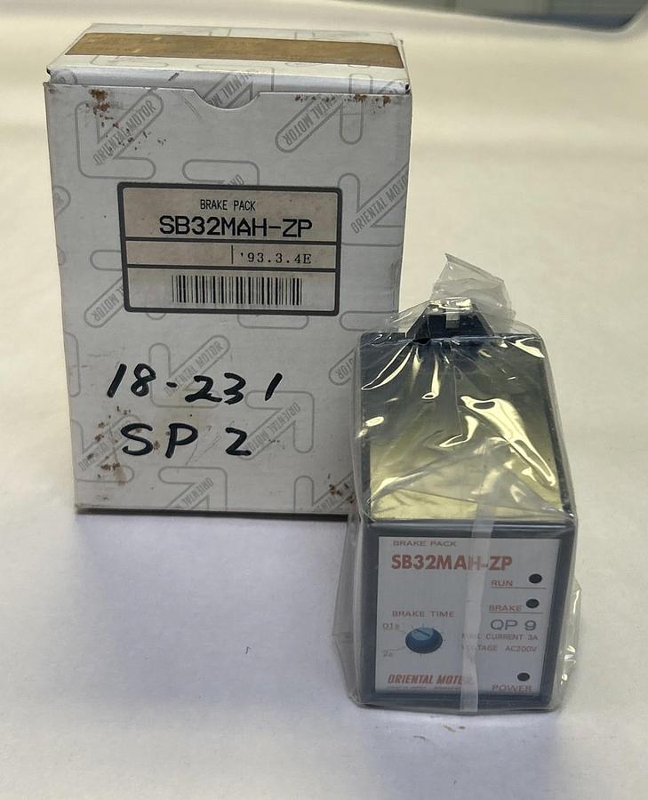 ORIENTAL MOTOR,SB32MAH-ZP,BRAKE PACK NOS