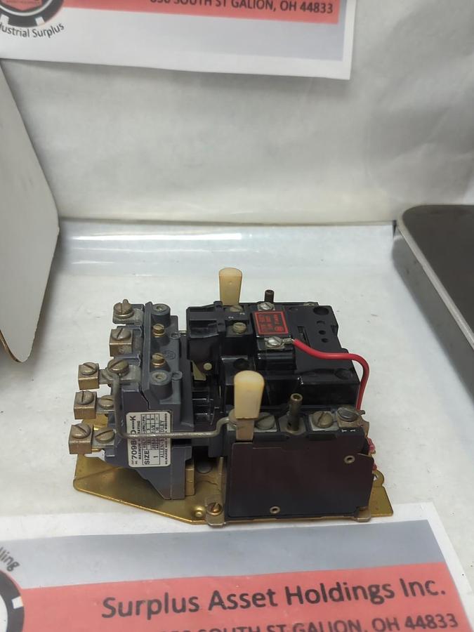 Used ALLEN BRADLEY,709B0D,SERIES K SIZE 1 MOTOR STARTER 120V PRE-OWNED