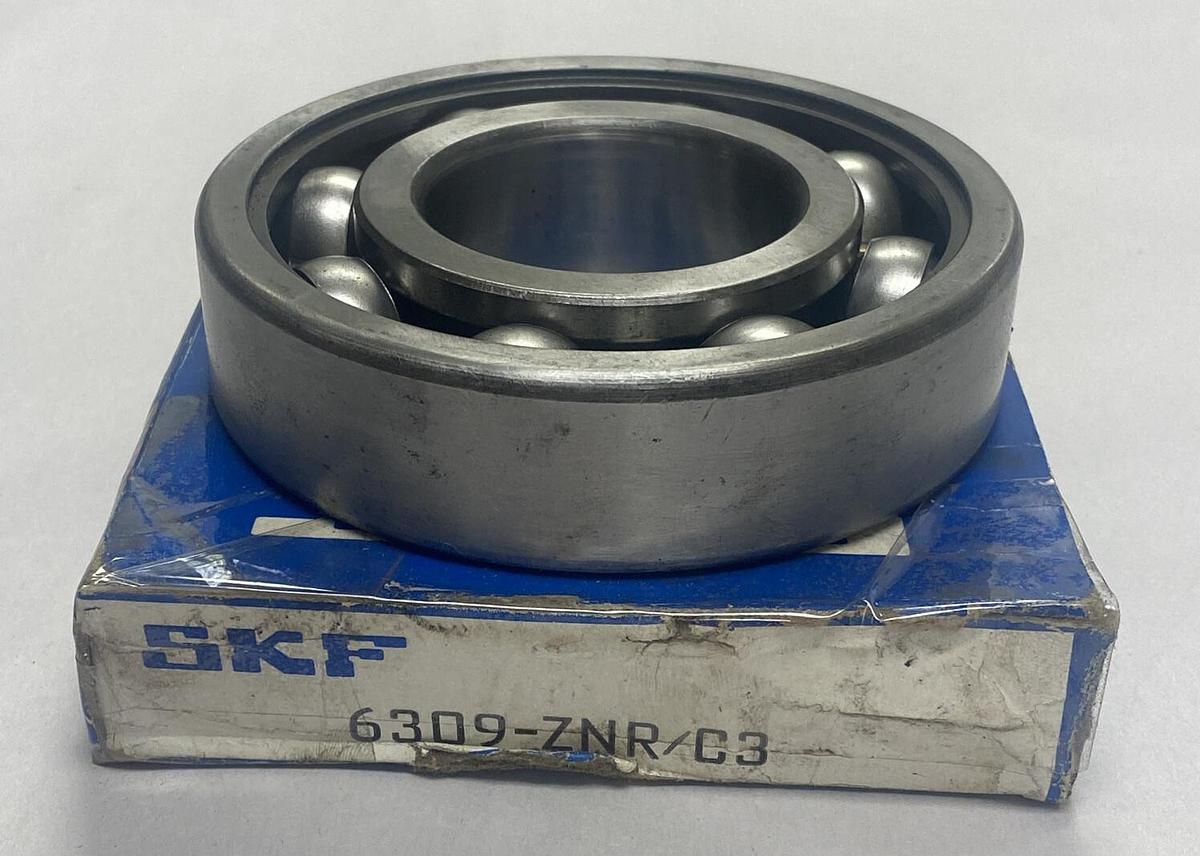SKF,6309,ZNRJEM BALL BEARING NOS