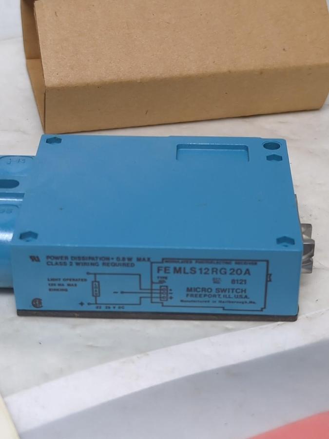 HONEYWELL-MICROSWITCH,FE-MLS12R-G20A,PHOTOELECTRIC SENSOR NOS