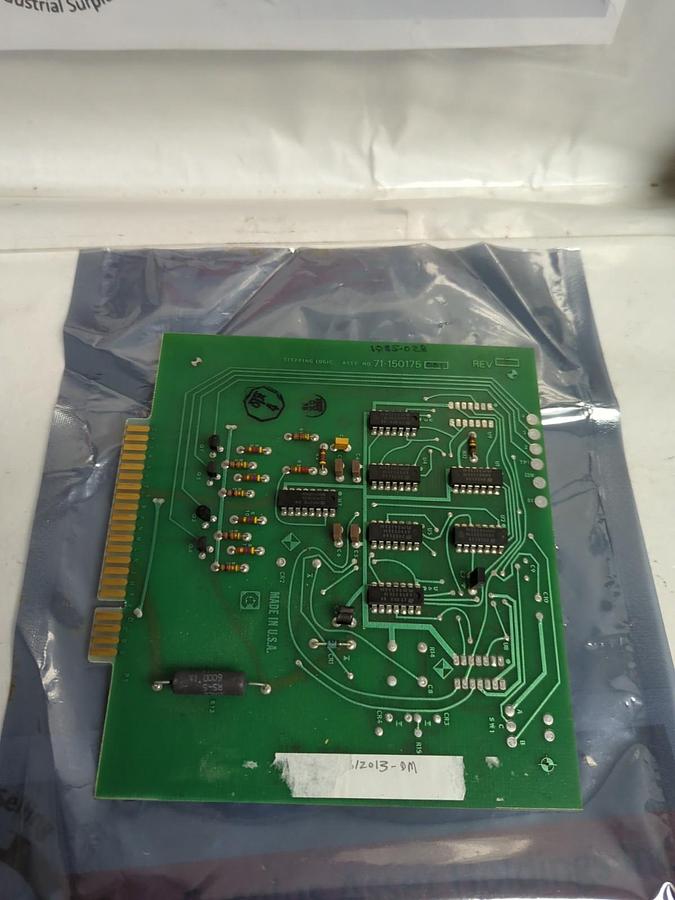 Used STEPPING LOGIC,71-150175-001,CIRCUIT BOARD REV E PRE-OWNED