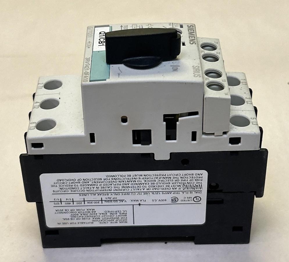 Used SIEMENS,3RV1421-0FA10,MOTOR STARTER