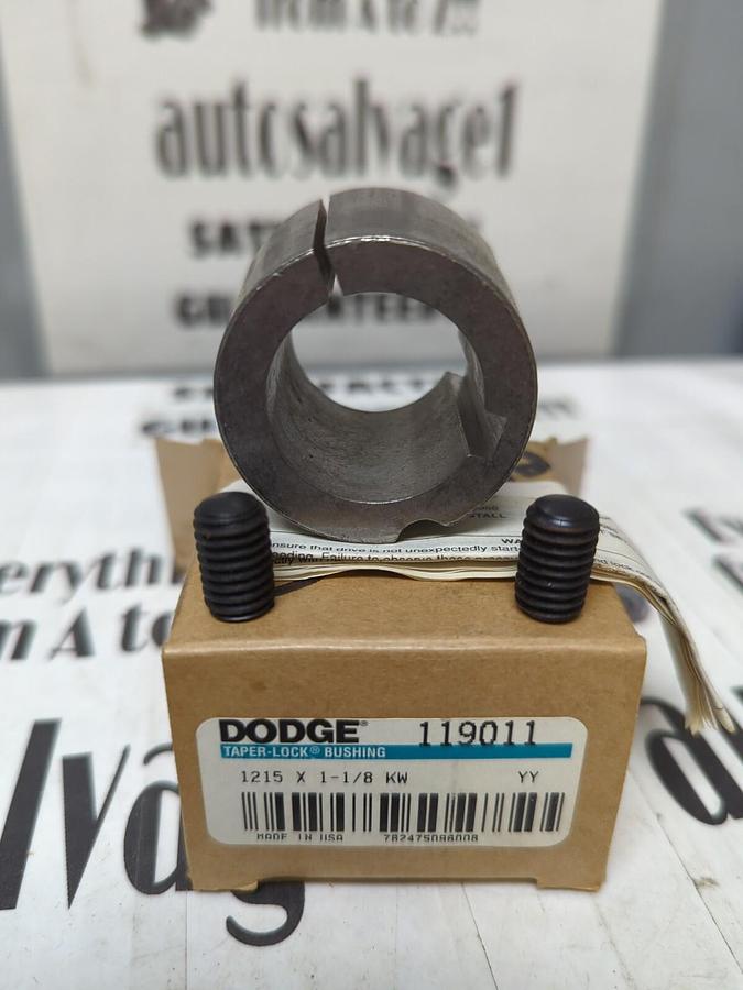 DODGE,119011 1215X1-1/8 KW,TAPER-LOCK BUSHING NOS