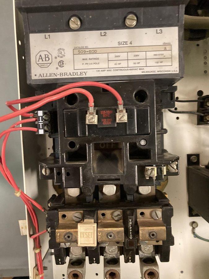 Used Allen-Bradley,2100 2113B,Size 4 MCC 25 Inch Starter Feeder Bucket