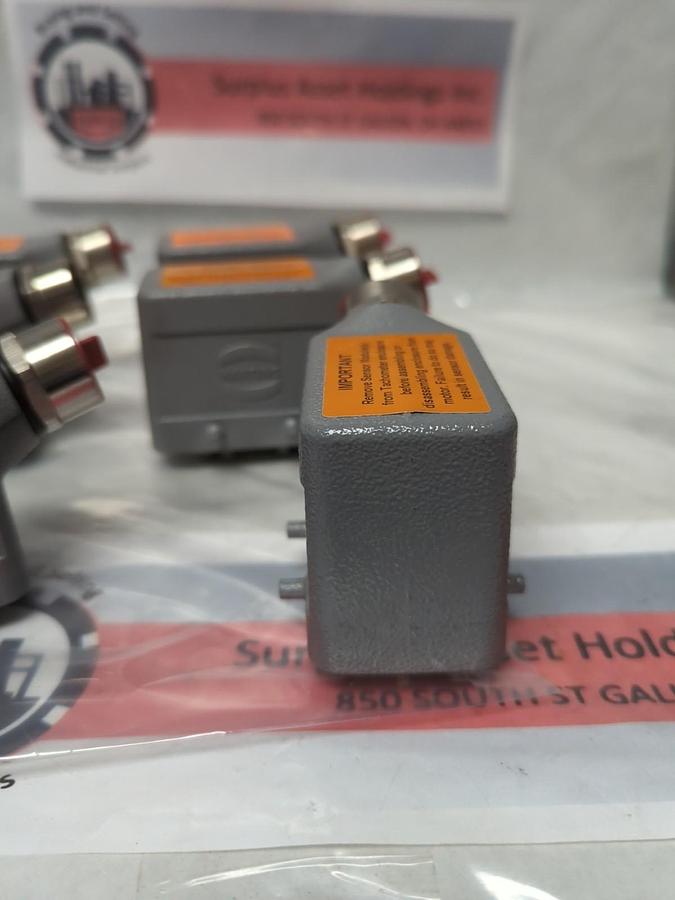 HARTING,10E-F-S,10-PIN CONNECTOR 16A 500V 60V 3 LOT OF 6 NOS