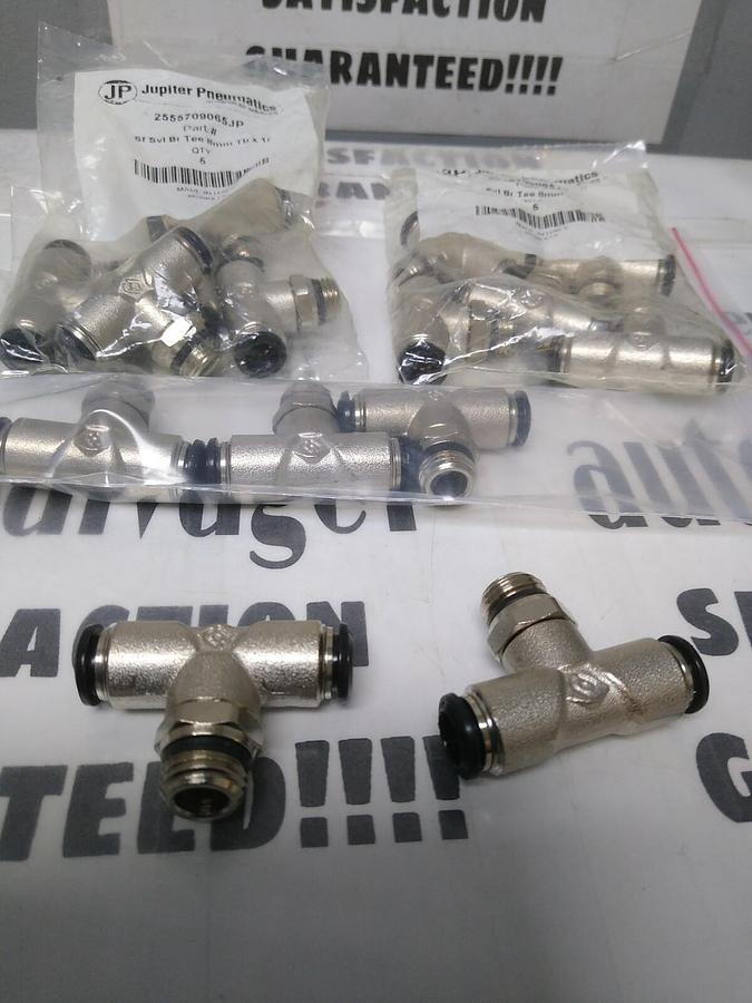 JUPITER PNEUMATICS,2555709065JP,SWIVEL BRANCH T 8MMX1/4 IN  LOT OF 15 NOS
