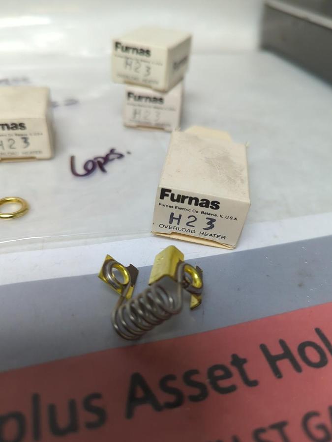 FURNAS,H23,OVERLOAD HEATER ELEMENT LOT OF 6 NOS