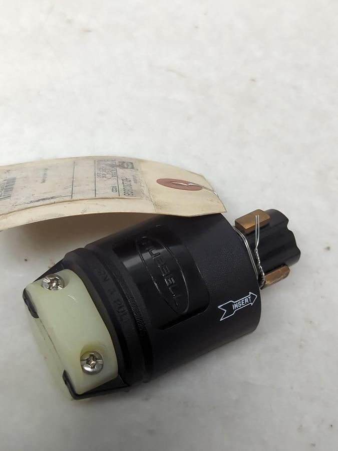 Used HUBBELL,HBL23005GB,LOCK PLUG 10A 250VDC 480VAC 20A 125V PRE-OWNED