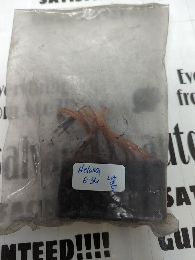 HELWIG CARBON,E-36,CARBON MOTOR BRUSHES PACK OF 5 NOS