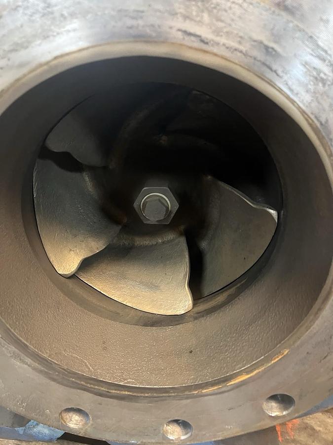 Used GOULDS,3196,XLTi CENTRIFUGAL PUMP 8X10-13 CDMCUN IMP ? DIA ?RPM ?GPM