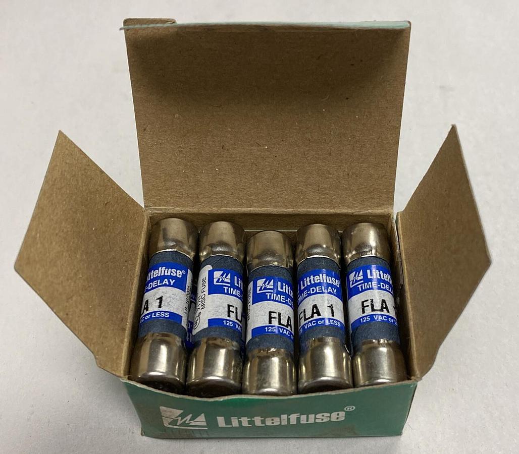 Used LittelFuse,FLA 1,Fuse Box of 10 NOS