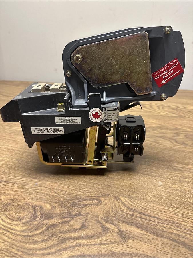 Siemens,14-193-100-562,DC Contactor 600V 1000ADC