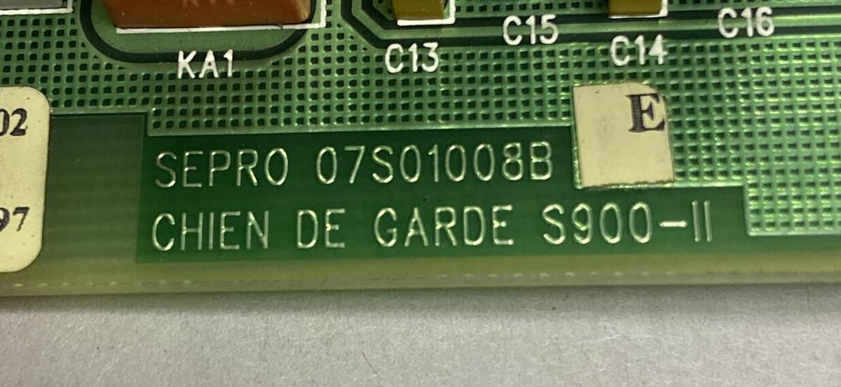 Used SEPRO ROBOTIQUE,07S01008B,PC BOARD MODULE