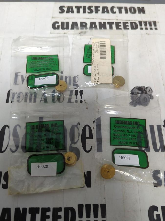 INDEMAX INC.,H0028,NOZZLE TIPS LOT OF 4 NEW