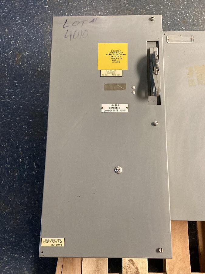 Used Allen-Bradley,2100 2112B,Size 3  Fused MCC 32 INCH Starter Feeder Bucket