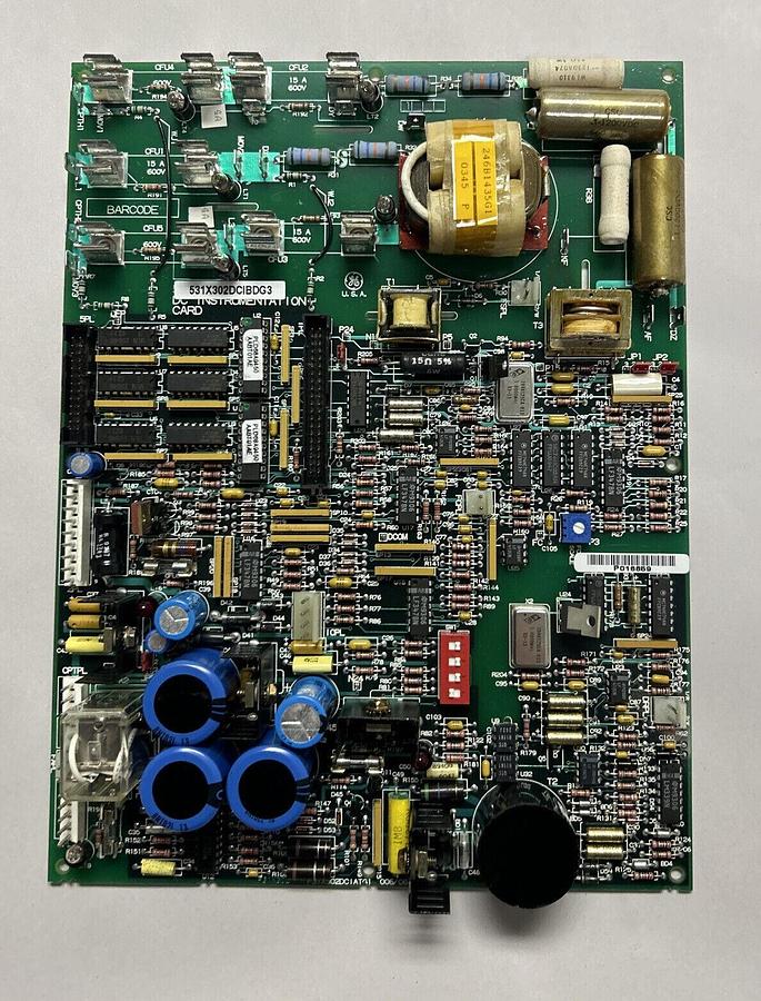 Used GENERAL ELECTRIC,531X302DCIBDG3,DC INSTRUMENTATION CARD