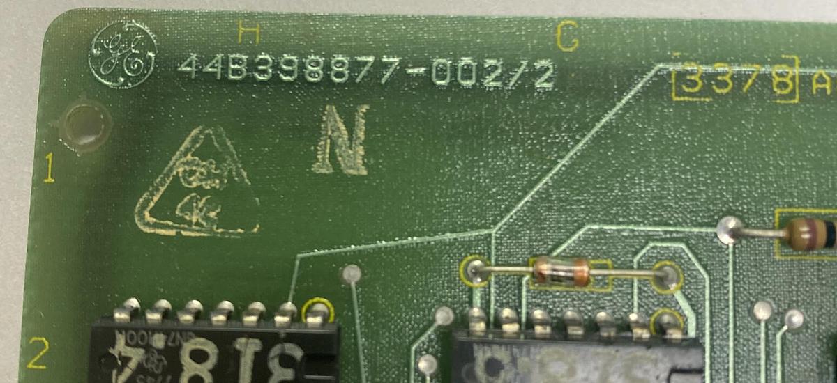 Used GENERAL ELECTRIC,44B398877-002/2,PC BOARD