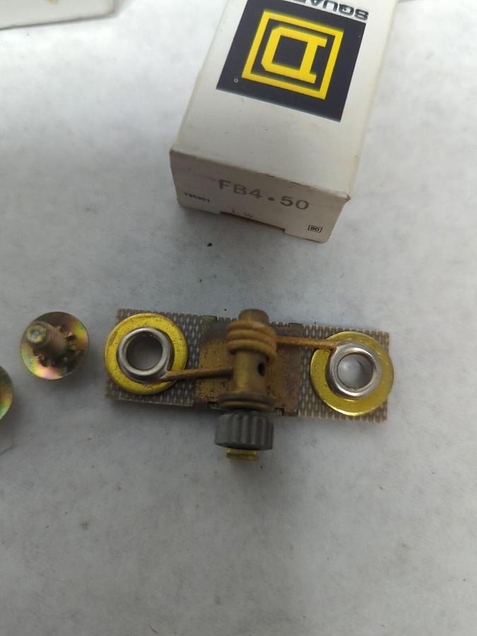SQUARE D,FB 4.50,OVERLOAD RELAY THERMAL HEATER UNIT LOT OF 6 NOS