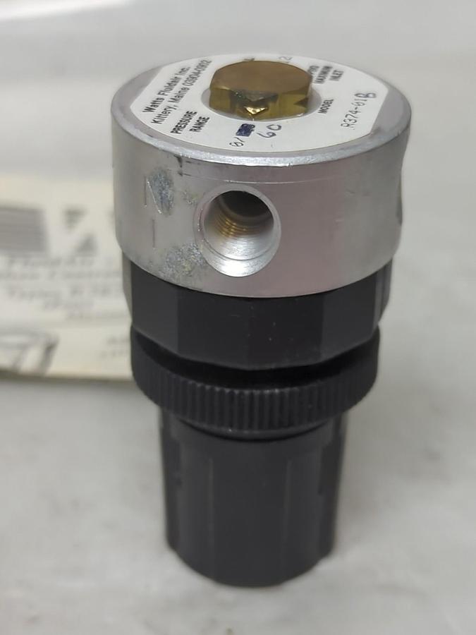 WATTS,R374-01B,FLUIDAIR MINIATURE REGULATOR 1/8 INCH NOS