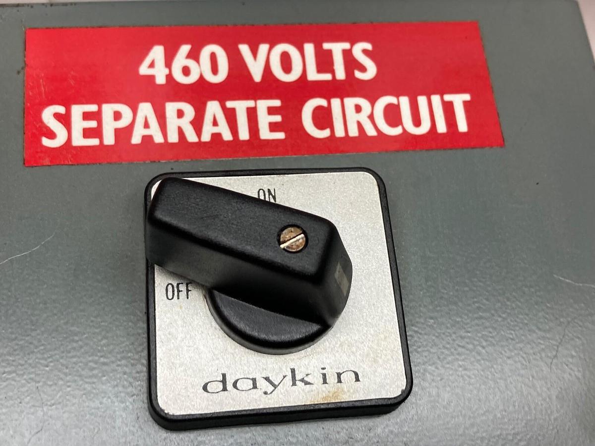 Used Daykin Electric,LTFS-07,Transformer Disconnect 500VA 460V 1.08A