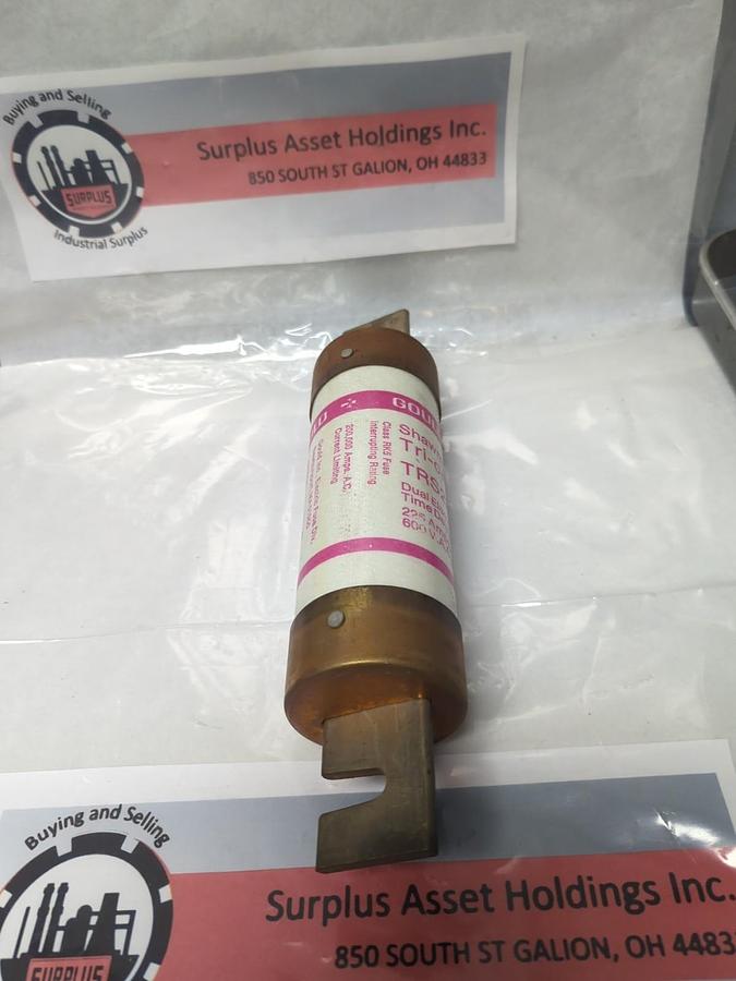 Used GOULD SHAWMUT,TRS225R,TRI-ONIC 225 AMP FUSE PRE-OWNED