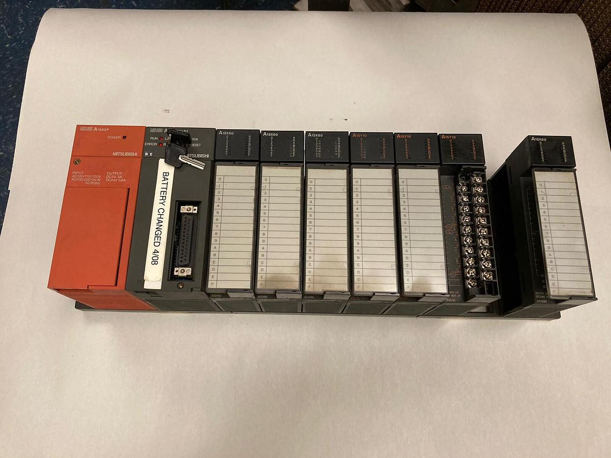 Used Mitsubishi,A1S62P/A1SCPU-S1/A1SX80/A1SY10/A1SX80,Rack