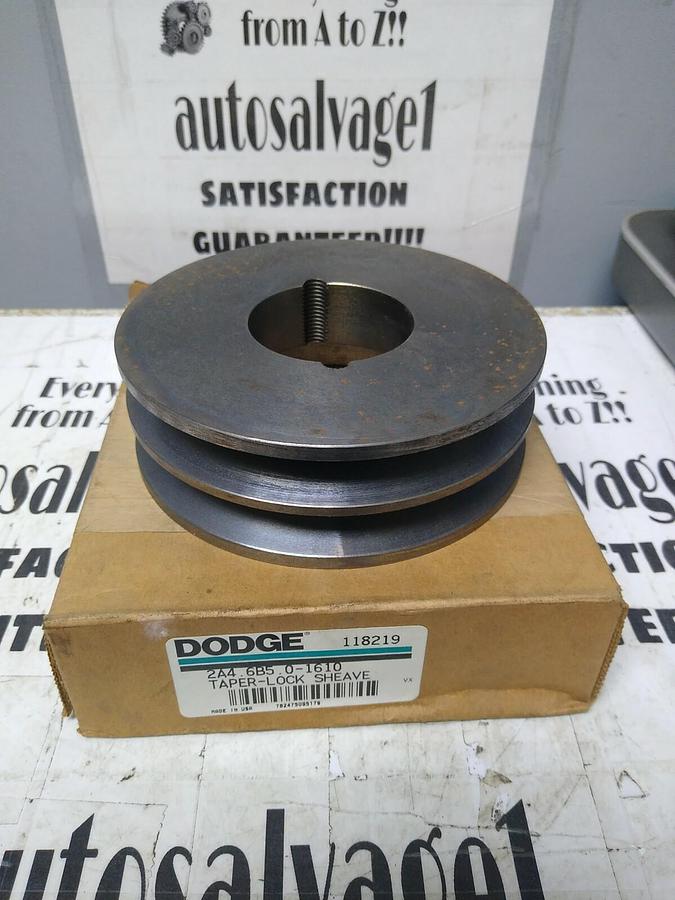 DODGE,118219,TAPER-LOCK SHEAVE 2A4.6B5.0-1610 NOS