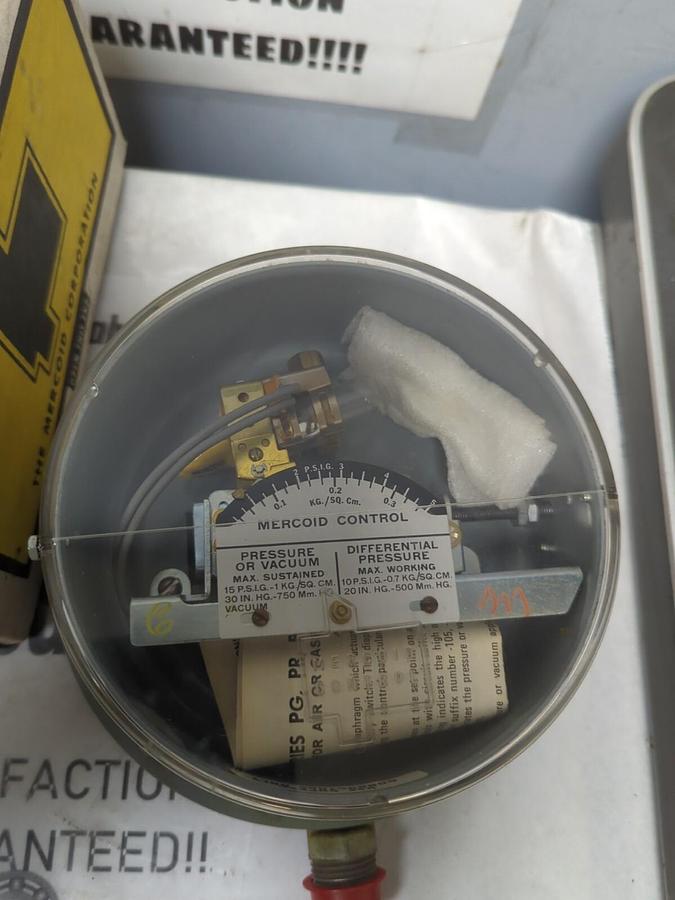 MERCOID CONTROLS,PG-2-P2,DIFFERENTIAL PRESSURE SWITCH NOS