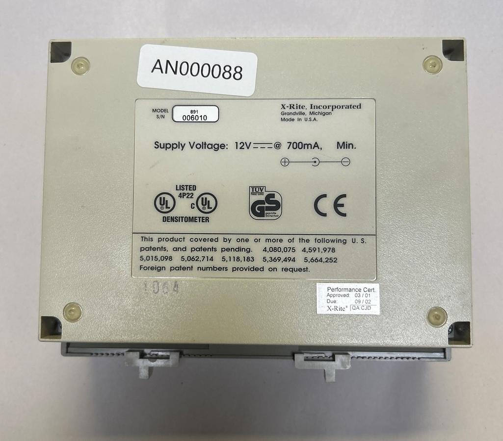 Used X-RITE NORITSU,891,DENSITOMETER