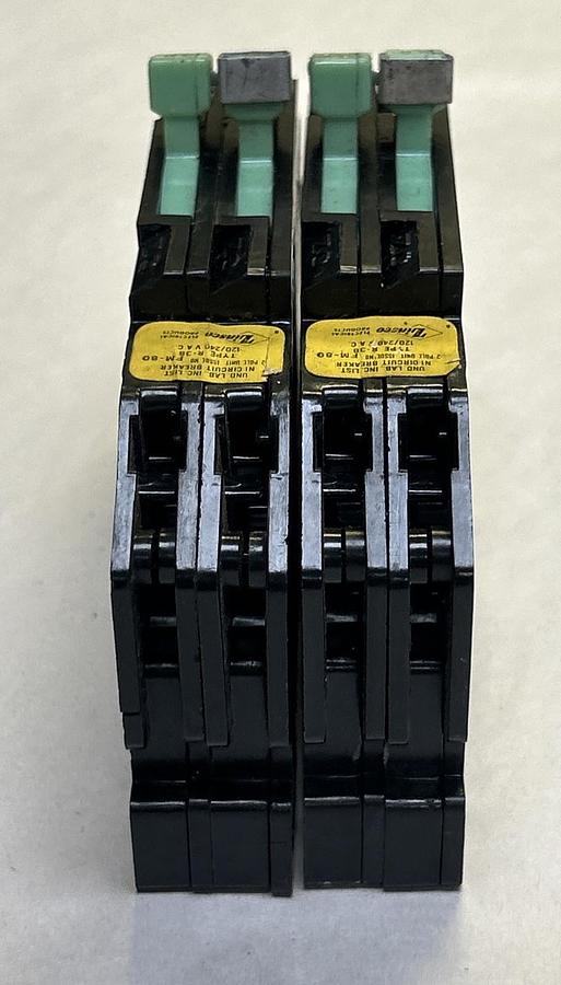 Used ZINSCO,R-38,TANDEM CIRCUIT BREAKER 30A 120/240V 2P