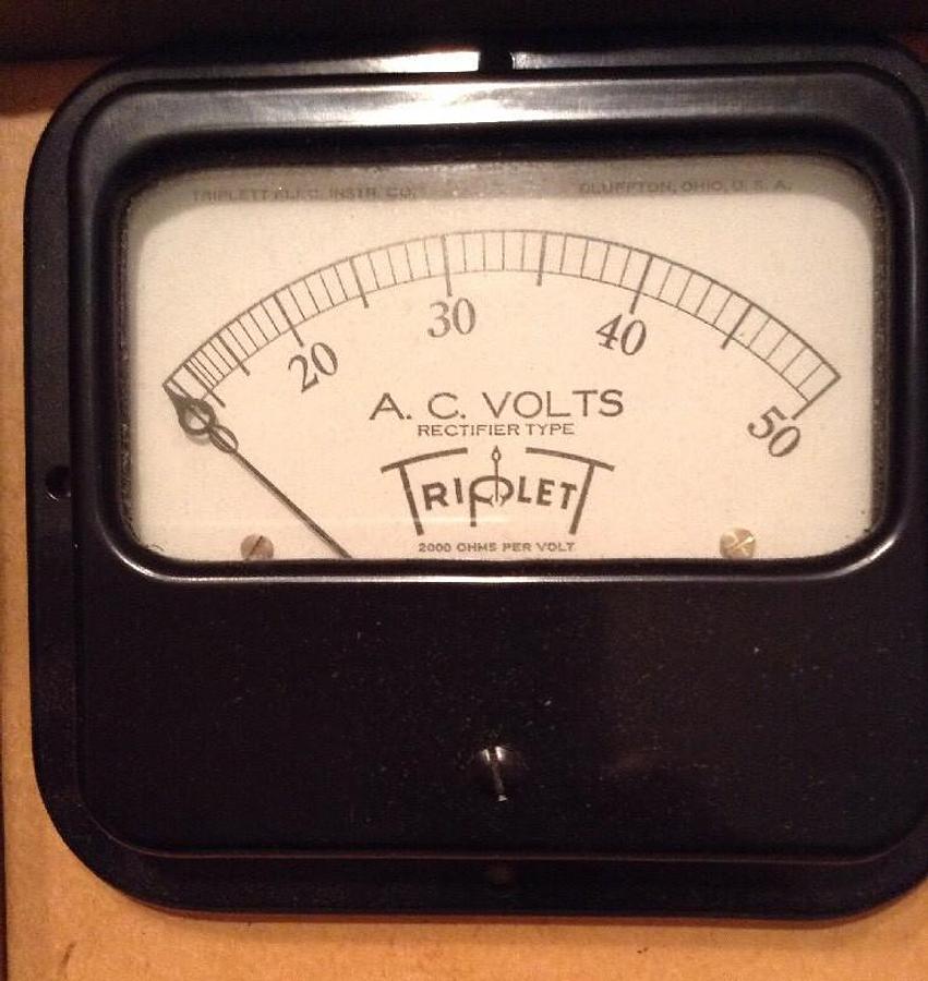 Triplett Panel Meters,Model 331S and Model 421, Rectifier Type