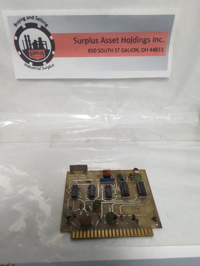 Used FEMCO,WBA4098,RECIEVER ASSY BOARD REV C PRE-OWNED