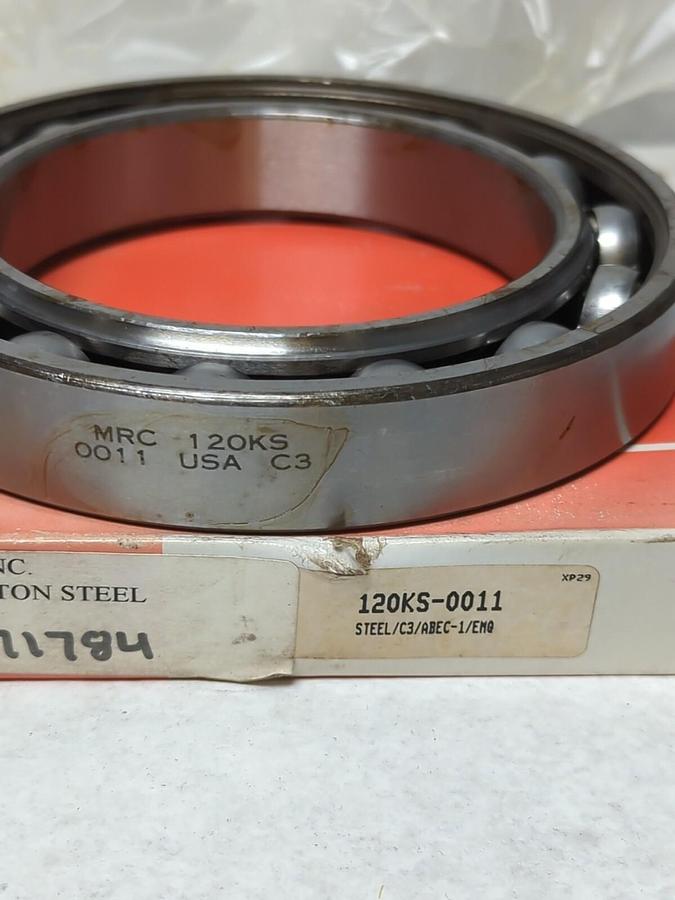 MRC,120KS-0011,PRECISION DEEP GROOVE BALL BEARING 100X150X24MM NOS