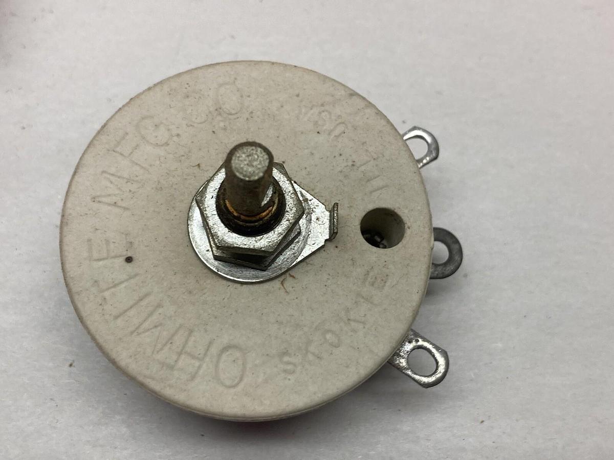 Used Ohmite,0329,Rheostat 0.12A Series 7838