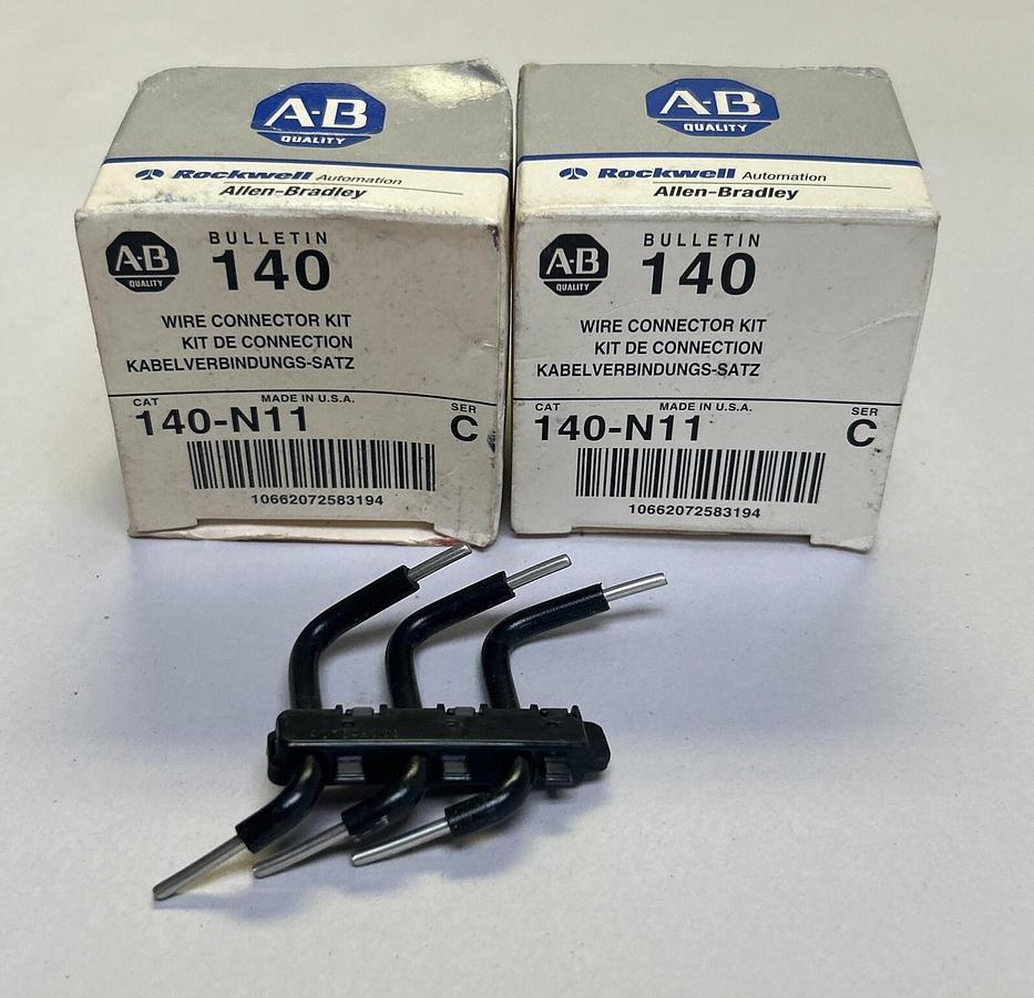 ALLEN BRADLEY,140-N11,WIRE CONNECTOR KIT LOT OF 2 NOS