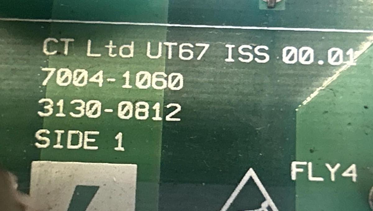 Used CONTROL TECHNIQUES,7004-1060,UT67 CIRCUIT BOARD